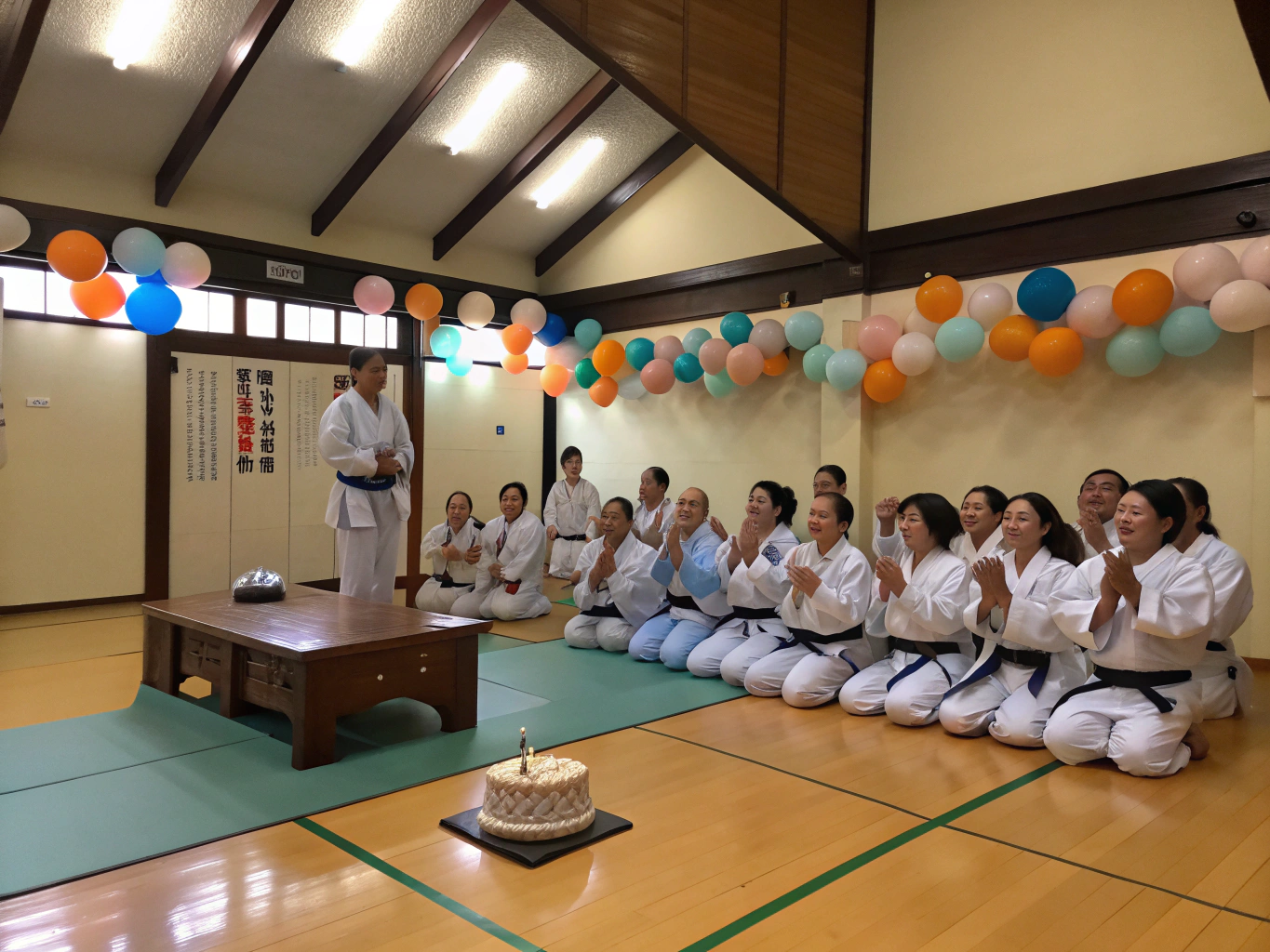 La communauté réunie lors de la remise des grades